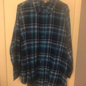 Blue flannel